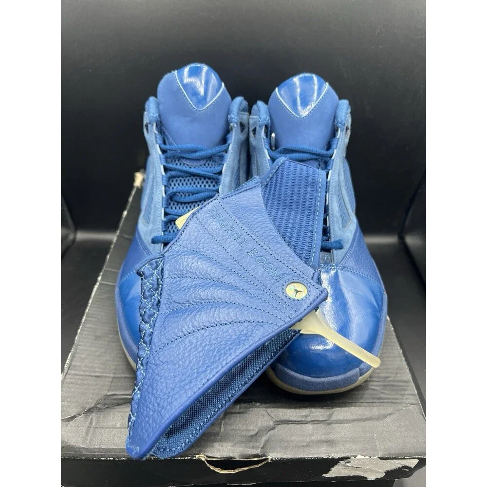 Air Jordan 16 Retro 'French Blue' x Trophy Room Men’s Sz 9.5 (854255-416)